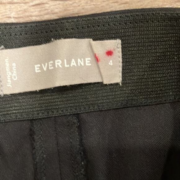 EVERLANE Black Skinny Ankle Length Ponte Pant Side Zipper Stretch 4 - Picture 6 of 8